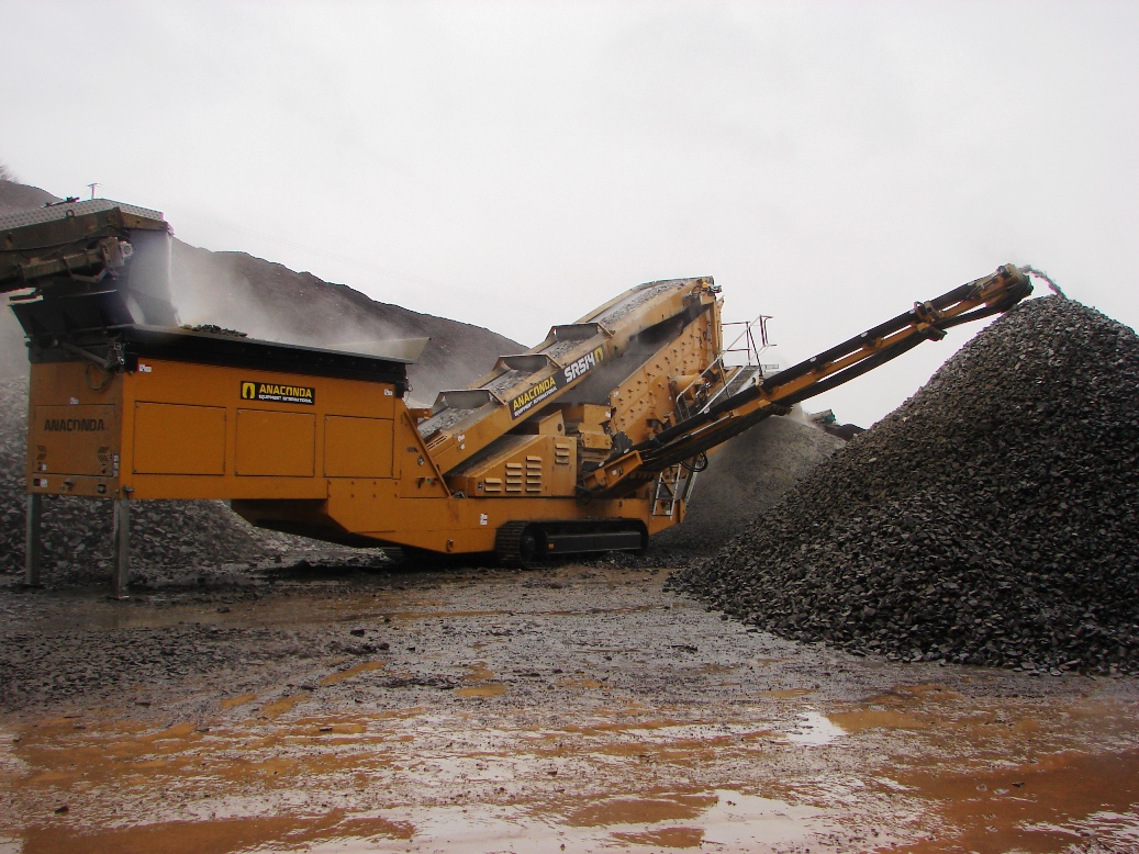 mobile SR514 screen from Anaconda Equipment
