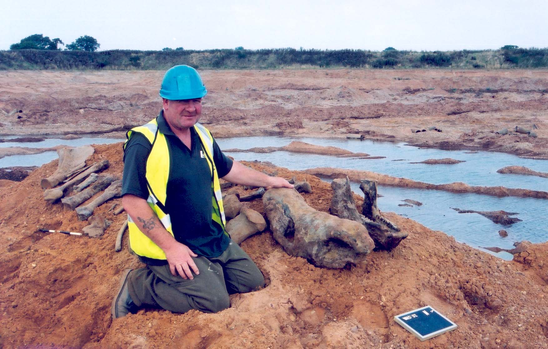 Quarry worker Ray Davies